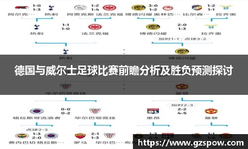 德国与威尔士足球比赛前瞻分析及胜负预测探讨
